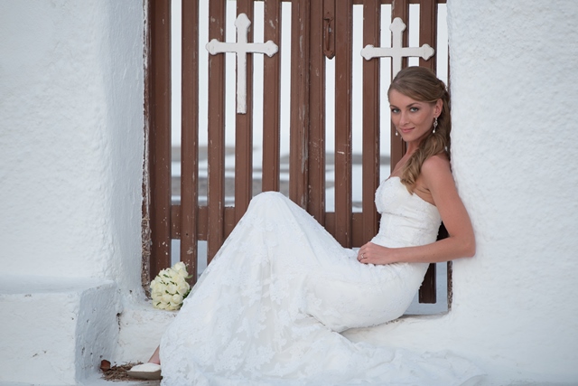 makeup and hair  bride santorini