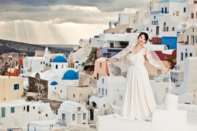 Vangelis weddings in santorini